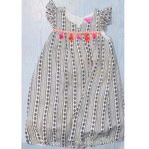 Isaac Mizrahi Sundress with Pom detail, Size 7